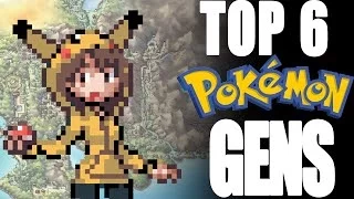 My Top 6 Pokémon Generations - Tamashii Hiroka