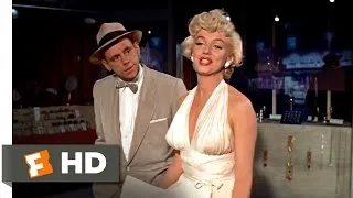 The Seven Year Itch (4/5) Movie CLIP - A Delicious Breeze (1955) HD