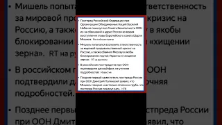 Небензя покинул зал СБ ООН из-за обвинений в адрес России