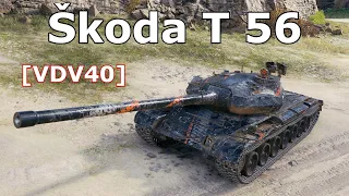 World of Tanks Škoda T 56 - 6 Kills 8,5K Damage In 6 Minutes