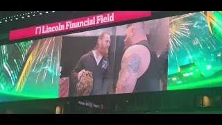 Wrestlemania 40 Night Two - Logan Paul, Kevin Owens, and Randy Orton entrances