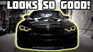 Paint Matched GTS Hood turned out AMAZING!! BMW F80 M3 | SUVNEER MOTORSPORTS