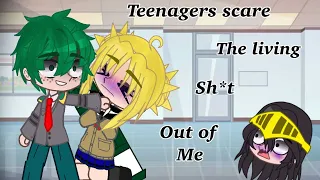 Teenagers scare the living sh*t outta me || MHA meme || ft. Tired deku+Lov ||   No ships
