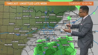 DFW weather: Latest rain timeline and chances this week