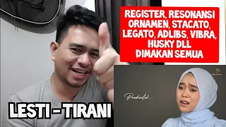 Guru Vocal Komentari LESTI - TIRANI | PIANO VERSION (Reaction)