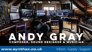 In the Studio with Composer Andy Gray | RME 12Mic & Ferrofish A32pro
