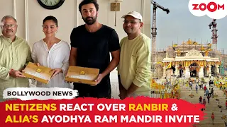 Ranbir Kapoor & Alia Bhatt INVITED for Ayodhya Ram Mandir Inauguration; netizens REACT