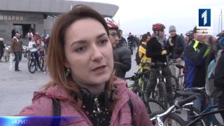 В Одессе прошёл велопробег "Критическая масса"