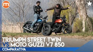 Comparativa Modern Classic | Meglio Moto Guzzi V7 850 o Triumph Street Twin? La sfida