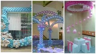 Amazing stylish balloon decorations  home decor birthday party event design and ideas.