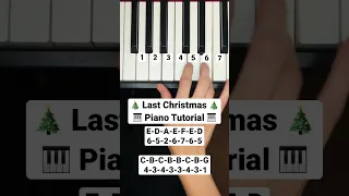 LAST CHRISTMAS 🎶🎄 Piano Tutorial 🎹