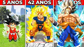 100 ANOS como o GOKU No GTA 5!!