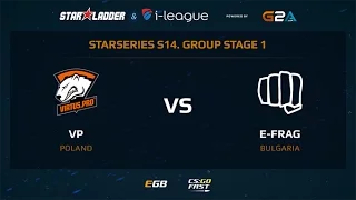 Virtus Pro vs  E Frag, SLTV StarSeries Season XIV, map 1 dust2