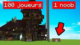 J'ai appelé 100 Joueurs pour m'aider à Battre un Builder PRO en Build Battle !