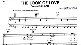 THE LOOK OF LOVE 🎹 Jazz Piano Tutorial ❤ boy key/girl key