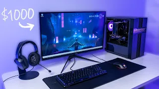 $1000 Full PC Gaming Setup Guide for 2022!