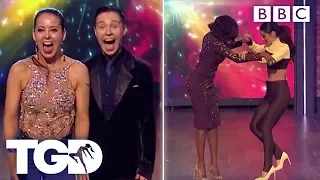 Same sex couple Santra and Piia Get Cheryl & Oti Jiving! | The Greatest Dancer
