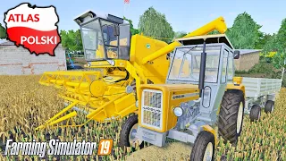 BIZON Z056 Młócimy owies - URSUS C-360  -  Zielona Kraina ☆ FS 19 ☆ Atlas Polski ㋡ Anton