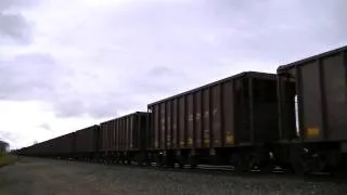 BNSF EB Taconite empties @ Superior WI