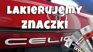 Lakierujemy znaczki Toyota & Celica