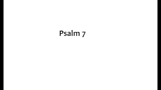 Psalm 7 KJV (with words) - Confidence in God's delivery.