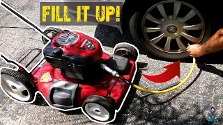Lawn Mower Converted Into Air Compressor? Find Out!