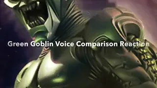 Green Goblin Voice Comparison Reaction