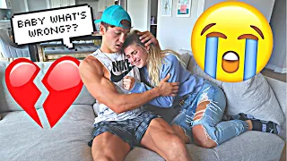 Crying In My Fiance's Arms.. *CUTE REACTION*