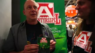 Anders Fager pratar om boken om Äventyrsspel under Bokmässan 201515