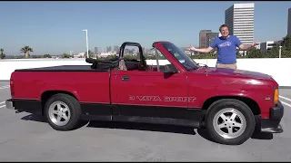 Кабриолет Dodge Dakota был причудливым пикапом с откидной крышей