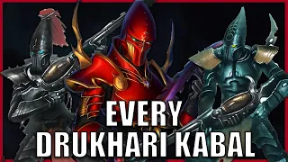 Every Single Dark Eldar Kabal EXPLAINED By An Australian | Warhammer 40k Lore