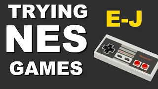 Trying NES Games E to J - Mike Matei Live