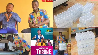 AMBASSADOR Donates Bottles of Water To Support Before His THROWN- WATCH 2AJ Powerful Prayer