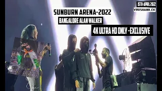 Alan walker sunburn Bangalore | live concert Alan walker 2022 | sunburn arena Alan walker India tour