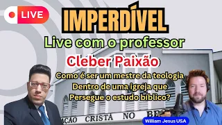 CCB - TEÓLOGO CLEBER PAIXÃO ACEITOU CONVITE DO CRÍTICO PARA UMA ENTREVISTA