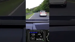 Close Call at #nürburgring #nordschleife Family Van Breaking without any reason...DANGER ON TRACK !!