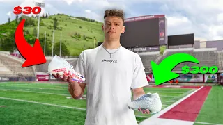 I BOUGHT CHEAP VS EXPENSIVE FOOTBALL CLEATS ($30 vs $300 Cleats)