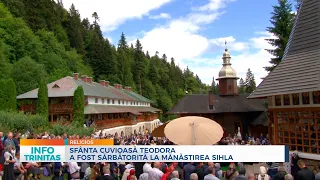 Sfânta Cuvioasă Teodora a fost sărbătorită la Mănăstirea Sihla