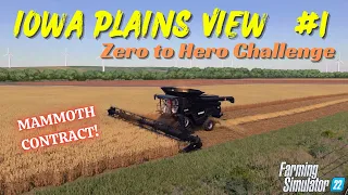 IOWA PLAINS VIEW #1 | Zero to Hero Challenge | FS22 | PS5 | Farming Simulator 22