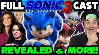 Full Sonic Movie 3 Cast Officially Revealed! - Rouge, Maria Robotnik & More New Characters!