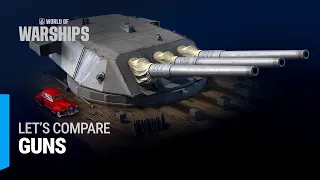 Dry Dock: Guns Comparison. Which ship is the most powerful?