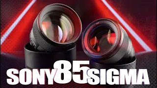 Sigma 85mm F1.4 DG DN Art vs. Sony FE 85mm f/1.8 Lens Review