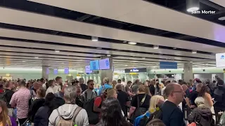 'Nothing ever works': Traveler on UK airport outage | REUTERS