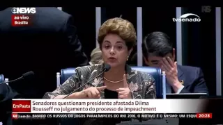 presidenta Dilma explicando os 30%