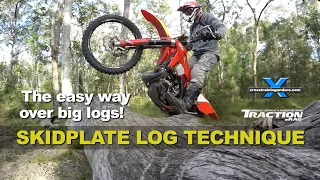 The skidplate log hop technique︱Cross Training Enduro