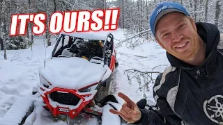 So... we found an abandoned RZR Pro XP! (our stuck unit)