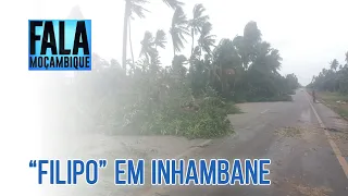 Em Inhambane: Chuvas e ventos destroem casas de construção precária em Morrumbene  @PortalFM24