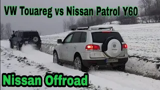 Vw Touareg vs Nissan Patrol Y60 vs Уаз vs Ford Ranger Offroad поездка в Польшу