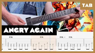 Megadeth - Angry Again - Guitar Tab | Lesson | Cover | Tutorial | 1/2 Step Down Tuning