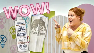 How to Etch DOLLAR TREE Stainless Steel Tumblers Using Your Cricut